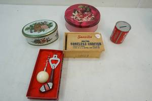 lot 236 image: tins