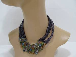 lot 57 image: Lovely Signed HEIDI DAUS Jeweled Necklace
