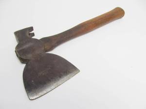 lot 80 image: Orig Antique Northern King NPRY Railroad Hatchet 