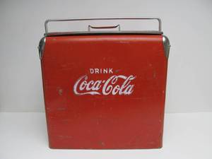 lot 84 image: Vintage 1950s COCA COLA Cooler