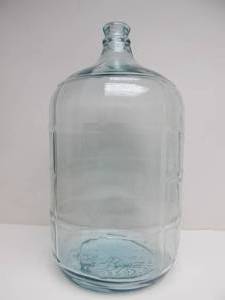 lot 36 image: LARGE 5 Gallon Glass Carboy or Demijohn Bottle