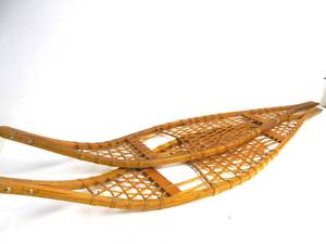 lot 117 image: Nice Pair of Vintage Wooden Snowshoes 