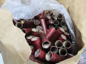 lot 164 image: LARGE Lot of Vintage Empty Shotgun Shells