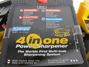 lot 184 image: Brand New 4-In-1 Power Sharpener