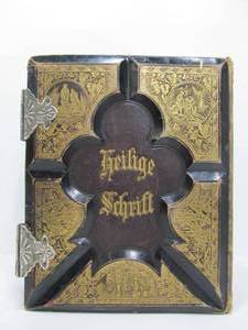 lot 90 image: Large Antique Heavily Illustrated Family Bible