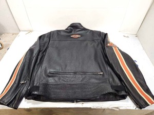 lot 263 image: Excellent Clean HARLEY DAVIDSON Leather Motorcycle Jacket - Size 2XL