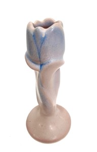lot 285 image: Signed Vintage VAN BRIGGLE Art Pottery Candlestick