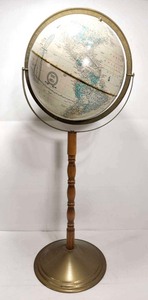 lot 297 image: Vintage Floor Standing Crams Imperial World Globe 