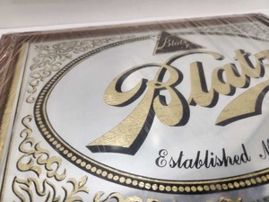 lot 305 image: NOS Vintage BLATZ Advertising Beer Sign Mirror