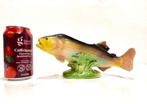 lot 315 image: Vintage 1940s-50s Chalkware Fish Planter