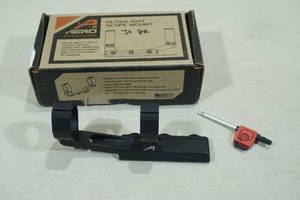 lot 51 image: Aero Precision Ultralight Scope Mount - 30mm - SPR Relief, Anodized Black