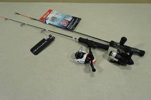 lot 122 image: 2 Ice Fishing Combo Rods - 13, Eagle Claw