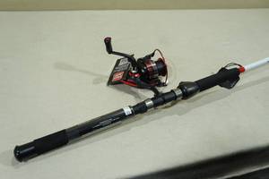 lot 128 image: Poletap Smart Rod Spinning Fishing Rod and Reel Combo with Alarm