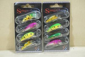 lot 138 image: NEW Fishing Crankbait Lures - 1.5 Body