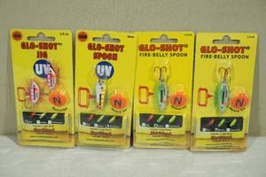 lot 143 image: Northland Glo-Shot Jigs and Spoons