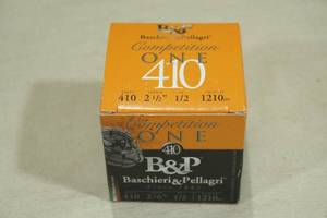 lot 169 image: 25 B&P Competition One .410 Gauge 2-12 7-12 Shot Shotshells
