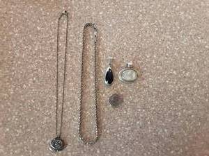 2-18 Chains, 3-Charms All Marked 925