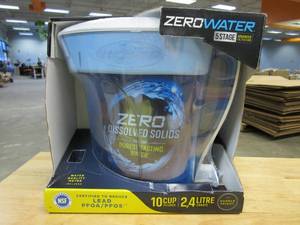 lot 11 image: ZeroWater 10-Cup Ready-Pour Water Filter Pitcher (NEW)