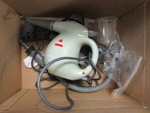 lot 20 image: BISSELL SteamShot Deluxe Hard Surface Steam Cleaner with Natural Sanitization (OUT OF ORIGINAL PACKAGING)