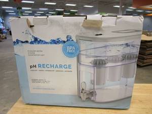 lot 28 image: Invigorated Water Alkaline Water Filter Dispenser 1.3 Gallon 3 Filter (OPEN BOX)