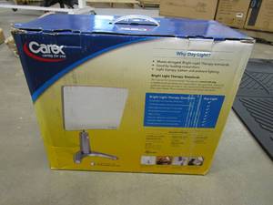 lot 78 image: Carex Day-Light Classic Plus Bright Light Therapy Lamp, 10,000 LUX Sun Lamp Mood Light (OPEN BOX)