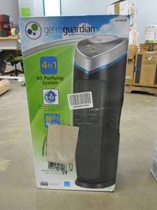 lot 82 image: Germ Guardian Air Purifier with HEPA 13 Filter, Removes 99.97% of Pollutants, Covers Large Room up to 743 Sq. Foot Room in 1 Hr (OPEN BOX)