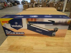 lot 87 image: Wallaby Impulse Sealer - 16 inch - Manual Heat Sealer Machine for Mylar Bags (OPEN BOX)