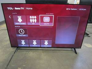 TCL 43 Class 4-Series 4K UHD HDR Smart Roku TV  43S455