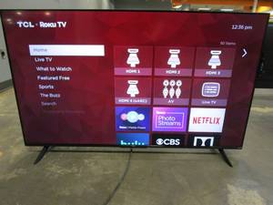 TCL - 50 Class 4-Series 4K UHD HDR Smart Roku TV 50S455