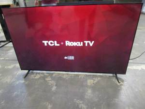 TCL - 65 Class 4-Series 4K UHD HDR Smart Roku TV 65S455