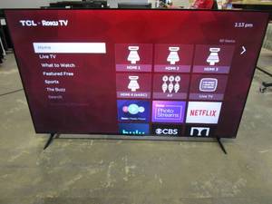TCL - 65 Class 4-Series 4K UHD HDR Smart Roku TV 65S455