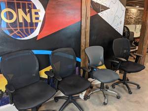 lot 68 image: Set of Four Office Chairs