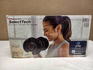 lot 13 image: NEW BOWFLEX SELECT TECH 552 DUMBBELL
