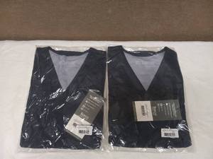 lot 39 image: 2 NEW GREYS ANATOMY SMALL WOMENS MEDICAL SCRUB SHIRTS