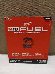 lot 72 image: NEW MILWAUKEE M18 FUEL D-HANDLE JIGSAW