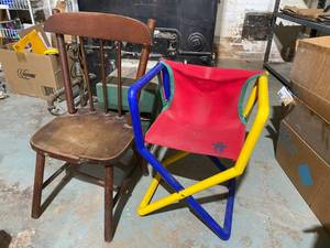lot 28 image: Vintage Childrens Chairs Tyke
