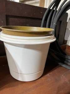 lot 168 image: Gardening Lot Pots, Sprinklers, Tools, and More