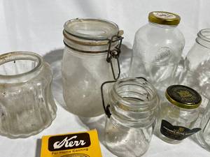 lot 97 image: Mason Jars and Lids
