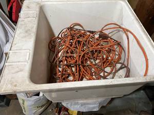 lot 130 image: Work Sink with Extension Cords