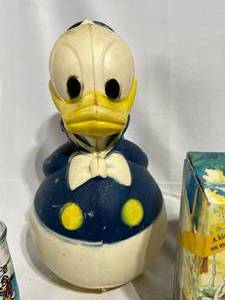 lot 139 image: Antique Disney Items Donald Duck, A Goofy Movie, Dopey