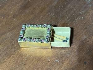 lot 177 image: Bedazzled Match Box