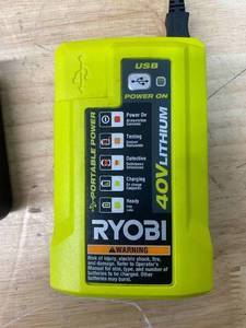 lot 67 image: RYOBI OP404 Lithium-ion 40 Volt Battery Charger