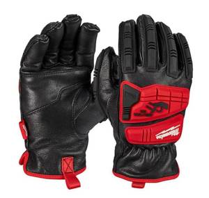 lot 21 image: MILWAUKEE X-Large Level 5 Cut Resistant Goatskin Leather Impact Gloves