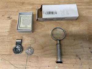 lot 75 image: United States 1941 Half Dollar with Magnifying Glass