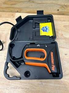 lot 46 image: POWERSHOT PRO Heavy Duty Electric Staple Gun with Case