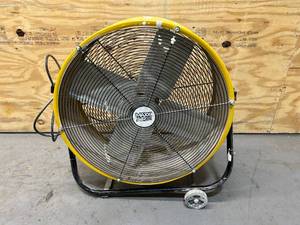 lot 47 image: VENTAMATIC BF24TF YEL MaxxAir 24-Inch High-Velocity 2-Speed Portable Air Circulator, Yellow