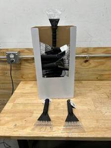 lot 30 image: HOME PLUS- Box Full of Ice Scrapers