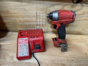 lot 89 image: MILWAUKEE M18 FUEL 14in. Hex Impact Driver with Charger and Case (battery not included)