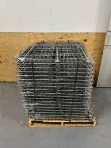 lot 107 image: Pallet of 2x3 Wire Decks for Pallet Racking.