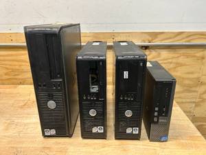 lot 126 image: DELL Lot of 4- Desktop Computers